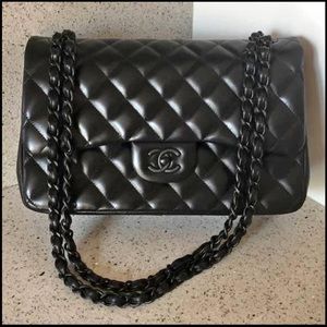 CHANEL SO BLACK CLASSIC JUMBO LIMITED edition